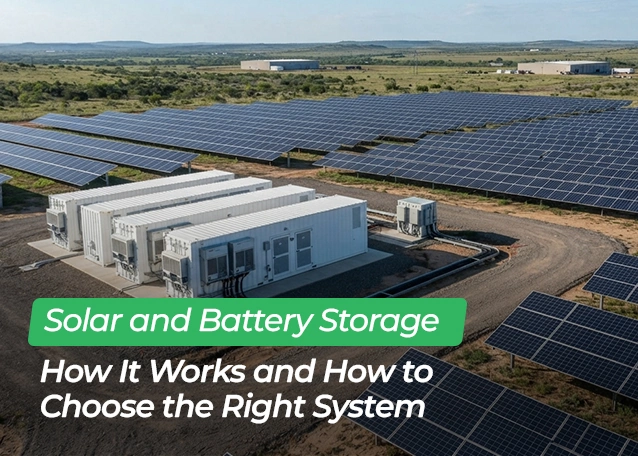 Solar panels with battery energy storage system