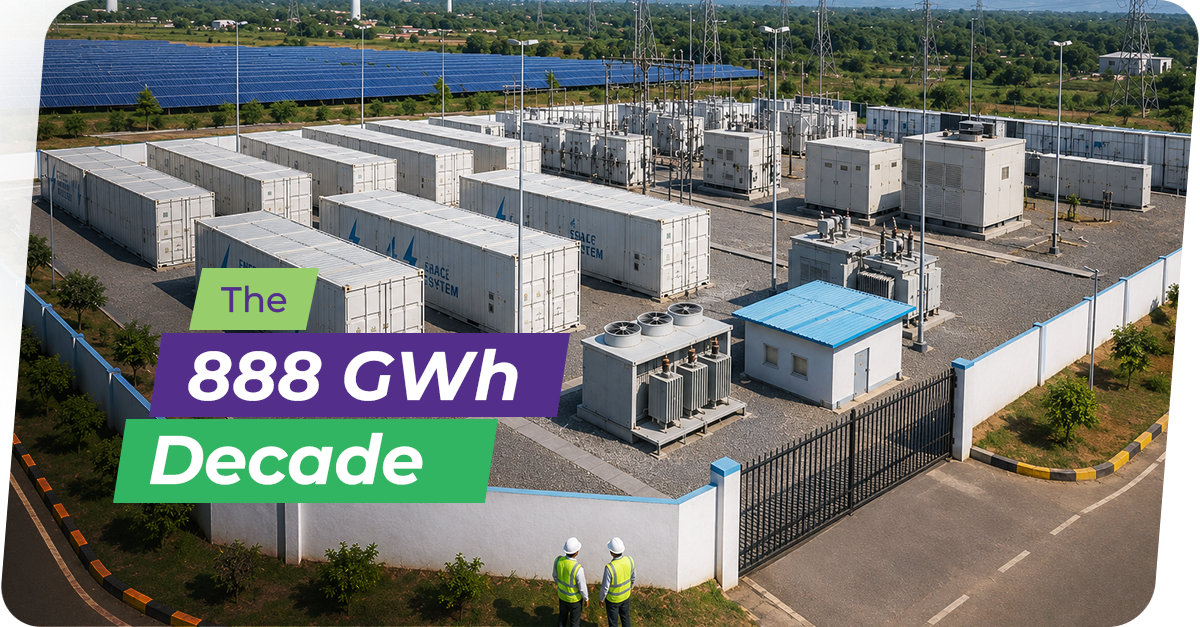 The 888 GWh Decade: What India's Energy Storage Buildout Means for Businesses Buying Power