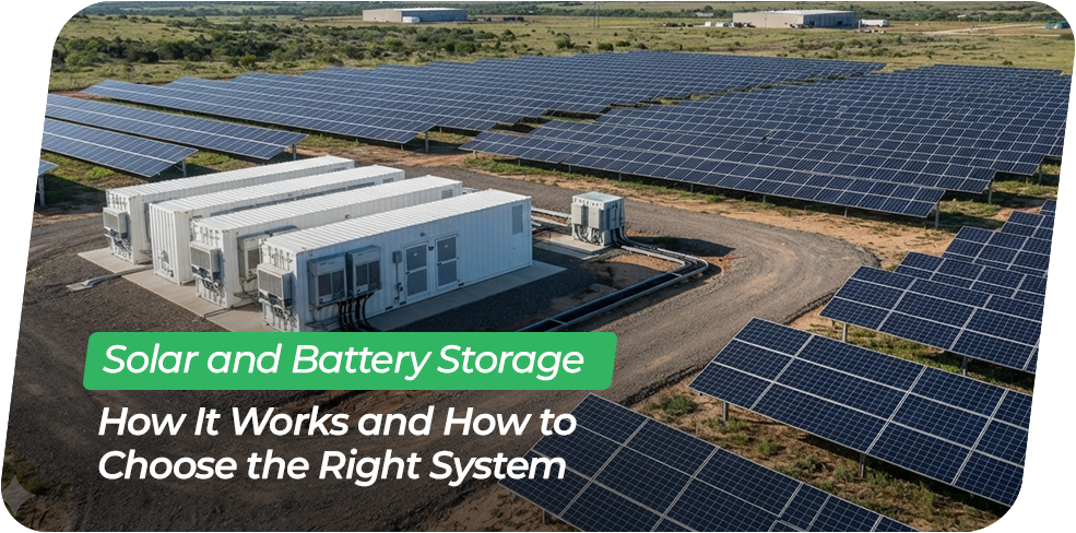 Solar and Battery Storage: How It Works and How to Choose the Right System