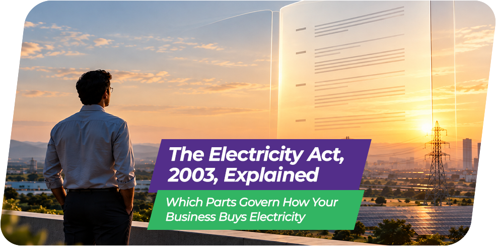 The Electricity Act, 2003, Explained: Which Parts Govern How Your Business Buys Electricity