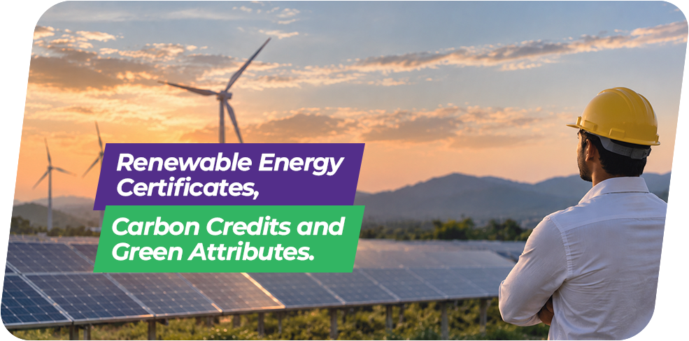 Renewable Energy Certificates, Carbon Credits and Green Attributes: What C&I Buyers in India Actually Get from Green Power